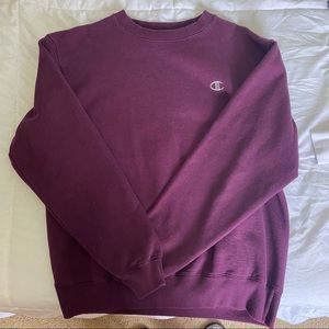 Champion maroon crewneck in size Medium